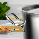 SOGA Stock Pot 14Lt Top Grade Thick Stainless Steel Stockpot 18/10