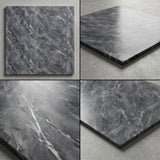 SOGA Peel & Stick Floor and Wall Tiles 30 x 30cm 10 Pack Grey Faux Marble
