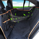 SOGA 2X 600D Oxford Cloth Waterproof Dog Car Cover Back Seat Protector Hammock Pet Mat Black