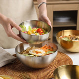 SOGA 20cm Elegant Silver Salad Bowl with Model 201 A Versatile Kitchen Essential