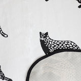 SOGA Three-Seater White Leopard Print 90x210cm Throw Blanket Sofa Cover