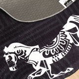 SOGA Three-Seater Black Horse Print 90x210cm Throw Blanket Sofa Cover