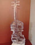 SOGA 75cm Crystal Violin Sculpture – Home Decor