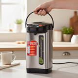 SOGA 3.8L Silver Stainless Steel Electric Thermal Pot Dispenser with 3 Dispensing Modes