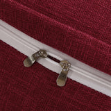 SOGA 4X 120cm Rose Red Triangular Wedge Bed Pillow Headboard Backrest Bedside Tatami Cushion Home Decor