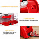 SOGA 2X Garment Steamer Portable Cleaner Steam Iron 80MINS Red