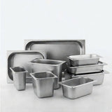 SOGA 6X Gastronorm GN Pan Full Size 1/3 GN Pan 20cm Deep Stainless Steel Tray