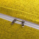 SOGA 100cm Yellow Triangular Wedge Bed Pillow Headboard Backrest Bedside Tatami Cushion Home Decor