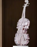 SOGA 75cm Crystal Violin Sculpture – Home Decor