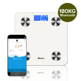 SOGA 2X Wireless Bluetooth Digital Body Fat Scale Bathroom Health Analyser Weight White