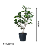 SOGA 2X 95cm Artificial Tree Indoor Nordic Style Artificial Tree Potted Simulation Tree, Home Decor