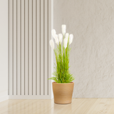 SOGA 2X 150cm Wheat Plume Grass Artificial Plant, Home Decor