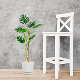 SOGA 2X 160cm Tropical Monstera Palm Artificial Plant Tree, Real Touch Technology, with UV Protection