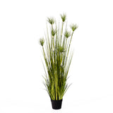SOGA 2X 150cm  Cyperus Papyrus Plant Tree Artificial Green Grass, Home Or Office Indoor Greenery Accent