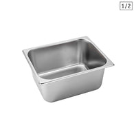 SOGA Gastronorm GN Pan Full Size 1/2 GN Pan 15cm Deep Stainless Steel Tray