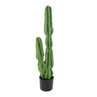 SOGA 95cm Green Artificial Indoor Cactus Tree Fake Plant Simulation Decorative 2 Heads