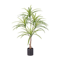 SOGA 90cm Artificial Natural Green Dracaena Dragon Tree Fake Tropical Indoor Plant Home Office Decor