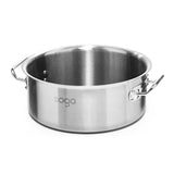 SOGA Stock Pot 58L Top Grade Thick Stainless Steel Stockpot 18/10 Without Lid