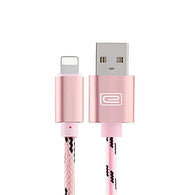 Apple 1.5M MFI Metal Braided Lightning USB Cable Rose Gold