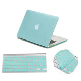 Matte Hardshell Case + Keyboard cover for Apple Macbook Green