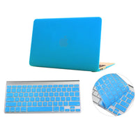 Matte Hardshell Case + Keyboard cover for Apple Macbook Sky Blue