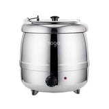 SOGA 10L Soup Kettle Commercial Soup Pot Electric Soup Maker Stainless Steel