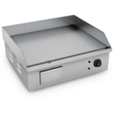 SOGA 2200W Stainless Steel Ribbed Griddle Commercial Grill BBQ Hot Plate 56*48*23