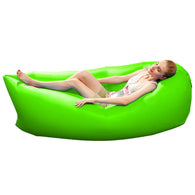 Fast Inflatable Sleeping Bag Lazy Air Sofa Green