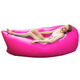 Fast Inflatable Sleeping Bag Lazy Air Sofa Pink