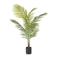 SOGA 120cm Green Artificial Indoor Rogue Areca Palm Tree Fake Tropical Plant Home Office Decor