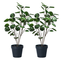 SOGA 2X 95cm Artificial Tree Indoor Nordic Style Artificial Tree Potted Simulation Tree, Home Decor