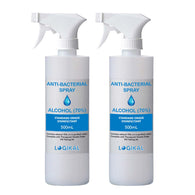 2X 500ml Standard Grade Disinfectant Anti-Bacterial Alcohol Spray Bottle