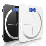 SOGA 2X 180kg Glass LCD Digital Fitness Weight Bathroom Body Electronic Scales Black/White