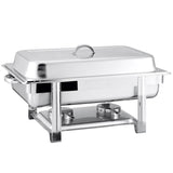 SOGA Stainless Steel Chafing Triple Tray Catering Dish Food Warmer