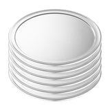 SOGA 6X 13-inch Round Aluminum Steel Pizza Tray Home Oven Baking Plate Pan