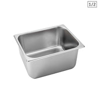 SOGA Gastronorm GN Pan Full Size 1/2 GN Pan 20cm Deep Stainless Steel Tray