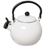 SOGA 2.0 Litre Ceramic Enameled Porcelain Kettle Kitchen White