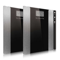 SOGA 2X Wireless Electronic Body Fat LCD Bathroom Weighing Scale Digital  Weight Monitor Black