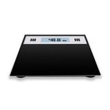 SOGA 180kg Electronic Talking Scale Weight Fitness Glass Bathroom Scale LCD Display Stainless