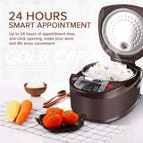 8 in 1 Electric Rice Cooker & Multicooker 5L Non-Stick 900W Chocolate