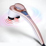 SOGA Portable Handheld Massager Soothing Heat Stimulate Blood Flow Shoulder 4 Heads