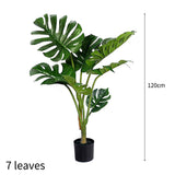SOGA 2X 120cm Artificial Green Indoor Turtle Back Fake Decoration Tree Flower Pot Plant