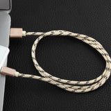 Apple 1.5M MFI Metal Braided Lightning USB Cable Gold