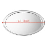 SOGA 6X 13-inch Round Aluminum Steel Pizza Tray Home Oven Baking Plate Pan