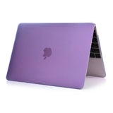 Crystal Hardshell Case + Keyboard cover for Apple Macbook Purple