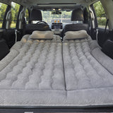 SOGA Grey Inflatable Car Boot Mattress Portable Camping Air Bed Travel Sleeping Essentials