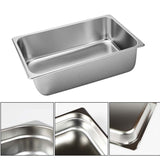 SOGA 2X Gastronorm GN Pan Full Size 1/1 GN Pan 20cm Deep Stainless Steel Tray