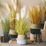 SOGA 2X 137cm Artificial Indoor Potted Reed Bulrush Grass Tree Fake Plant Simulation Decorative