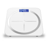 SOGA 2X 180kg Glass LCD Digital Fitness Weight Bathroom Body Electronic Scales Black/White