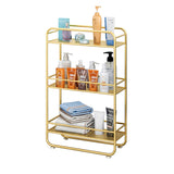 SOGA 2X 3 Tier Rectangular Bathroom Shelf Multifunctional Storage Display Rack Organiser